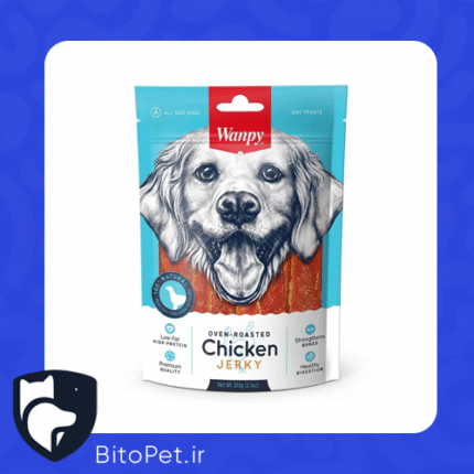 بیت و پت تشویقی سگ ونپی- مرغ نواری 100G