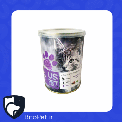 بیت و پت کنسرو بچه گربه یوزپت 400گرمی مرغ و سیب