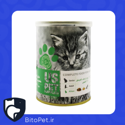بیت و پت کنسرو بچه گربه یوزپت 400گرمی مرغ اردک و کدو