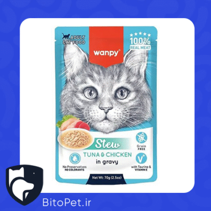 پوچ گربه ونپی با طعم تن و مرغ 70GR